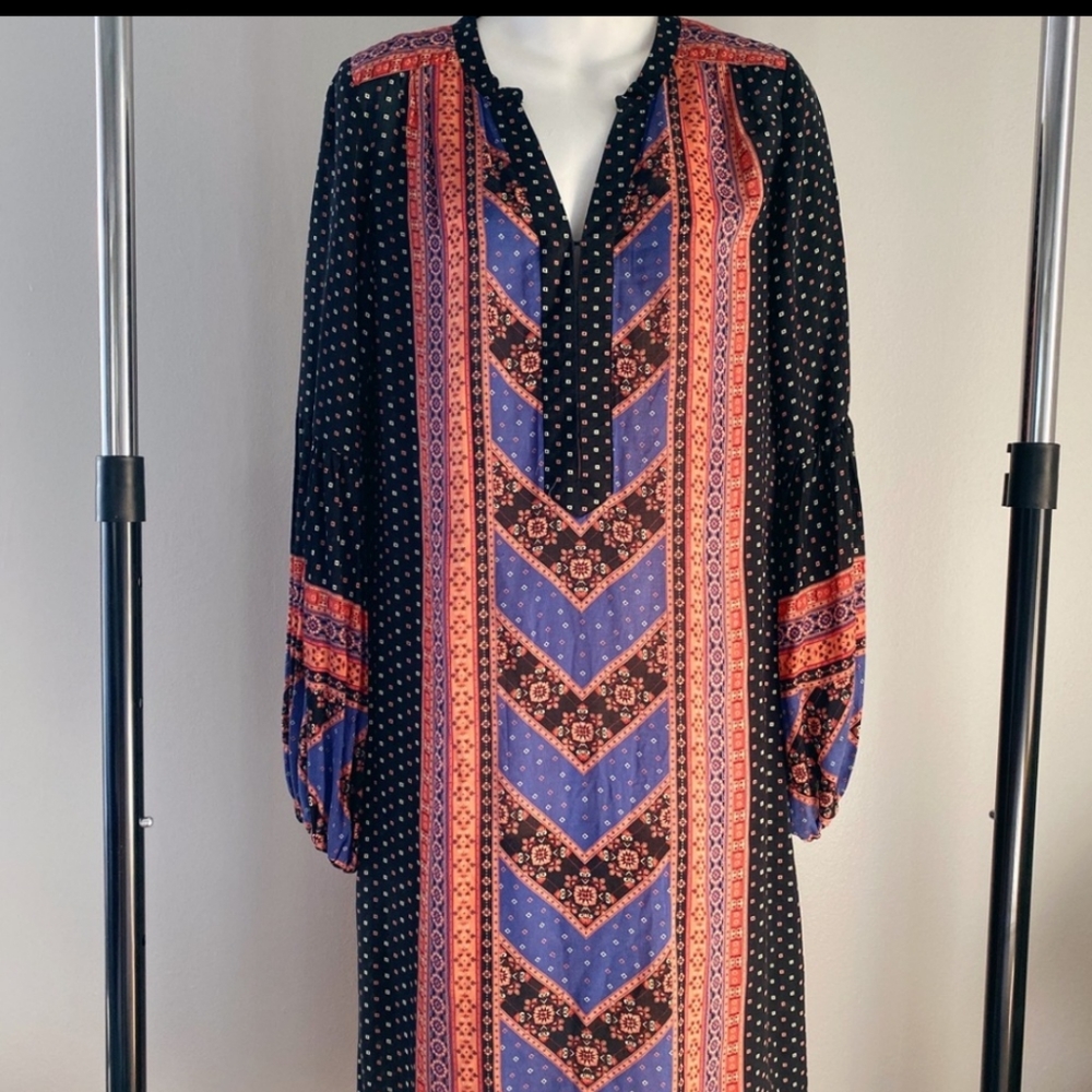 Free People Bohemian shirt dress